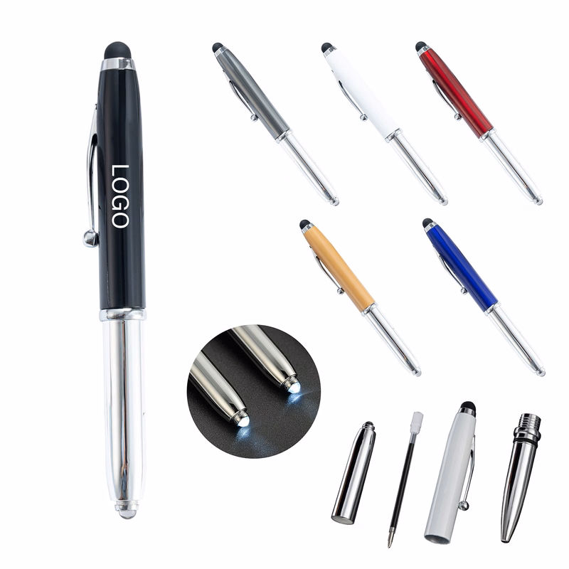 Metal Touch Pen With LED