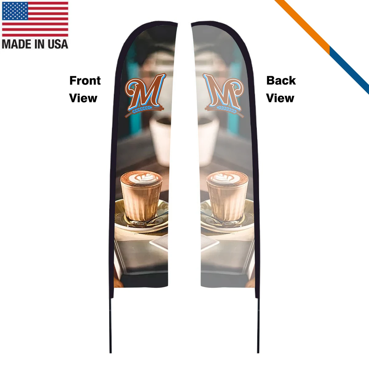 13' Lylor Single-Sided Straight Flag 1