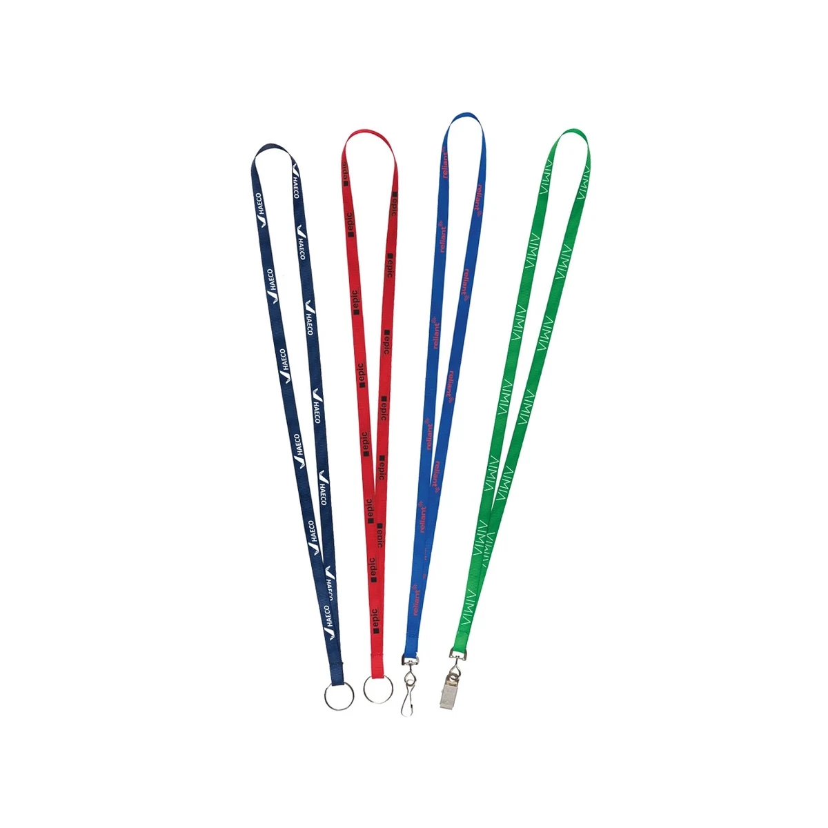 5/8" Econoweave Silk Screen Lanyard 1