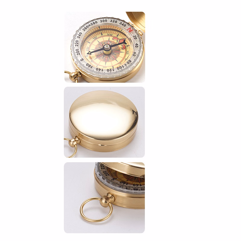 Luminous Waterproof, Antique Metal Compass