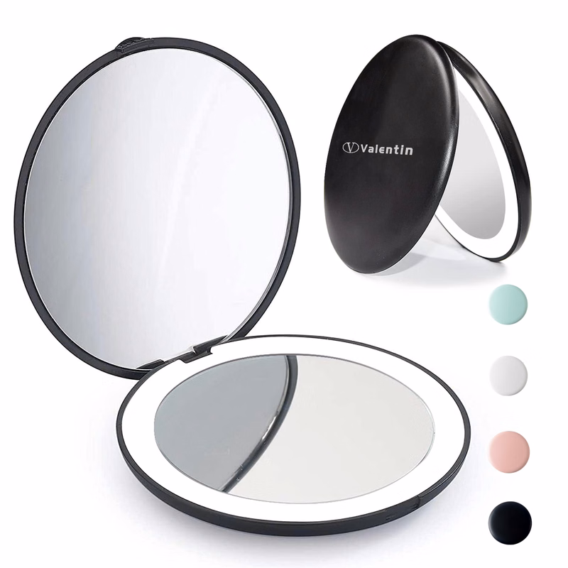 10X Magnification Compact Mirror With Light