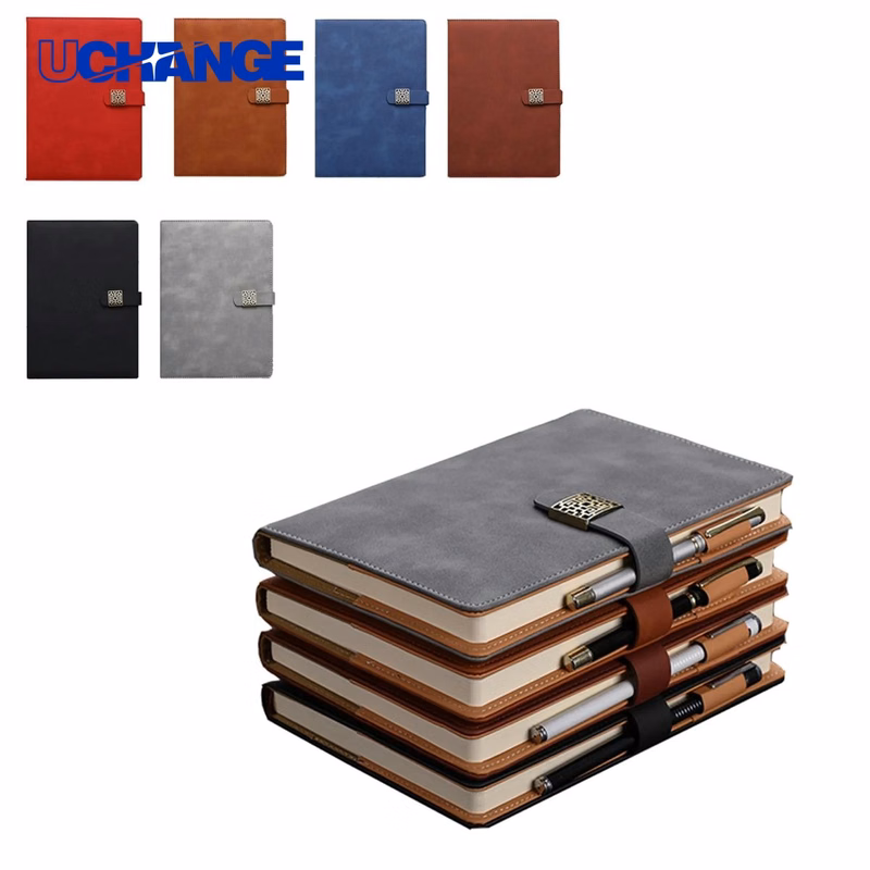 PU Leather Buckle Notebook