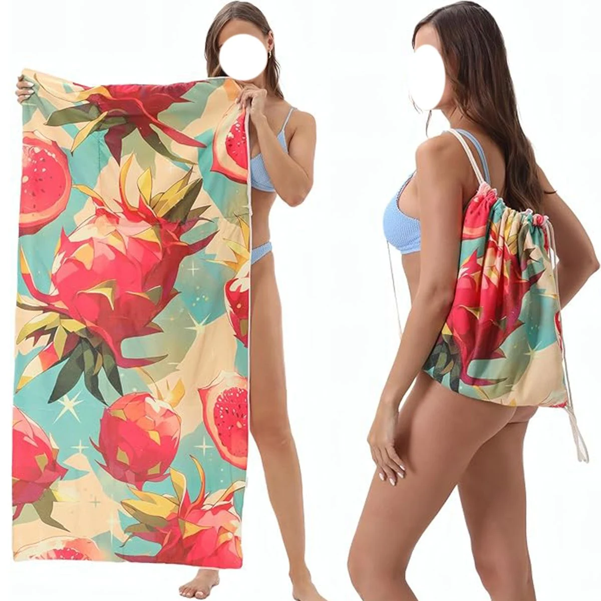 2-in-1 Foldable Beach Towel 1