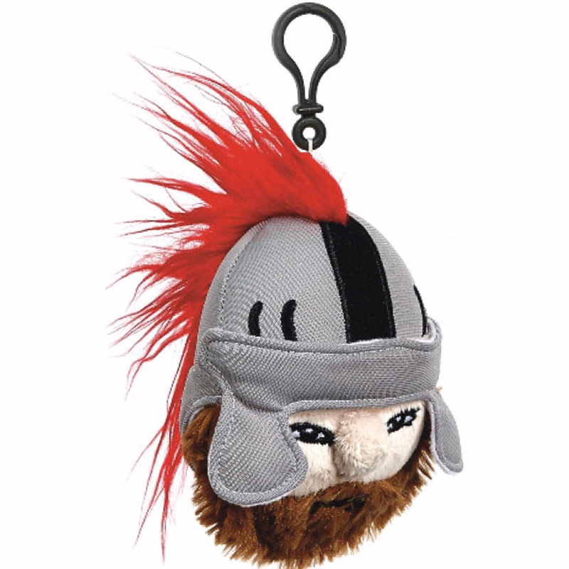 School Mascot Backpack Clip - Warrior