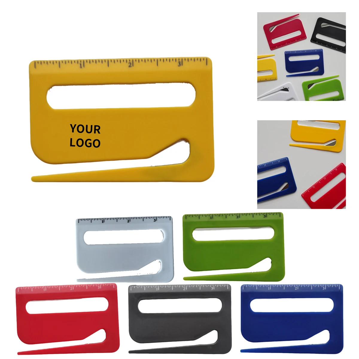 Three In One Mail Opener With Ruler Magnifier Compact Design 1