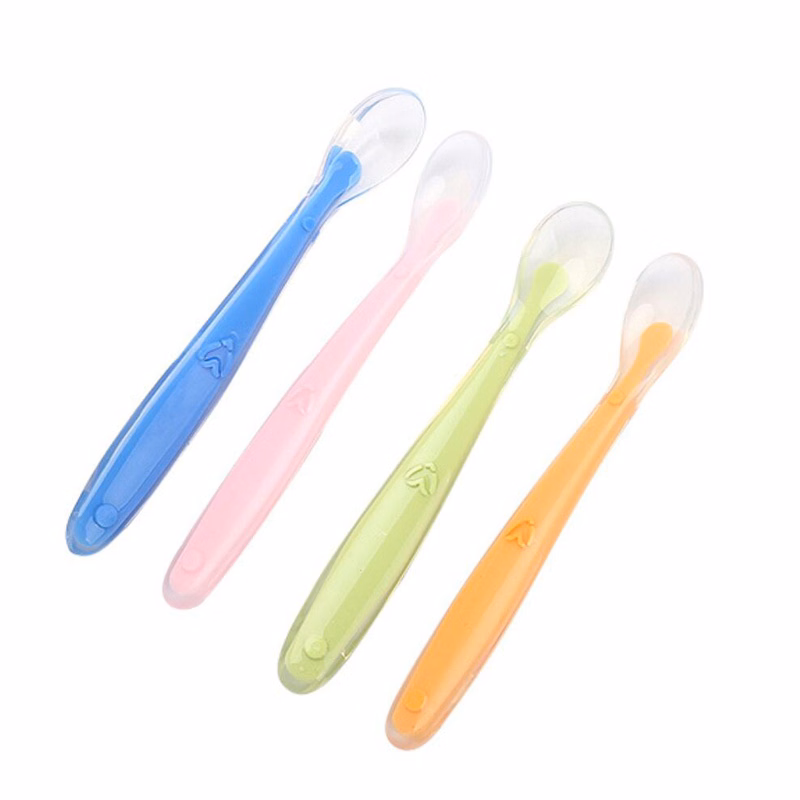 Baby Silicone Soft Spoon BPA Free
