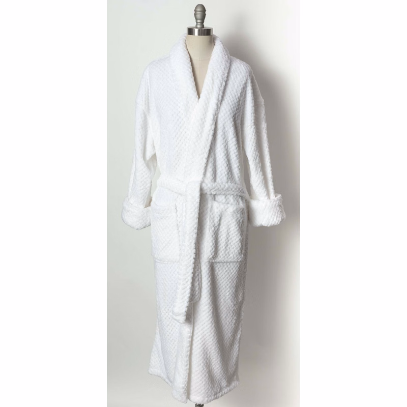 Microterry Jacquard Shawl Bathrobe
