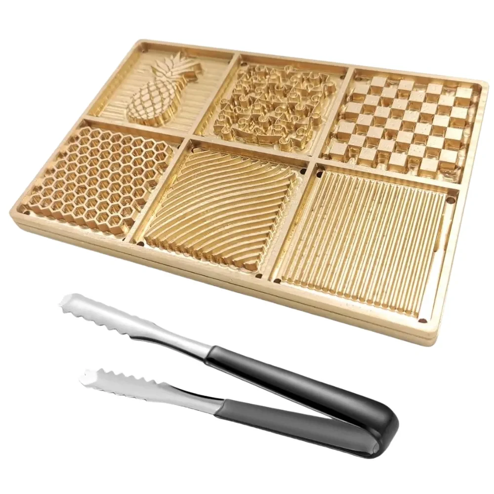 Brass Ice Mold Tray 1