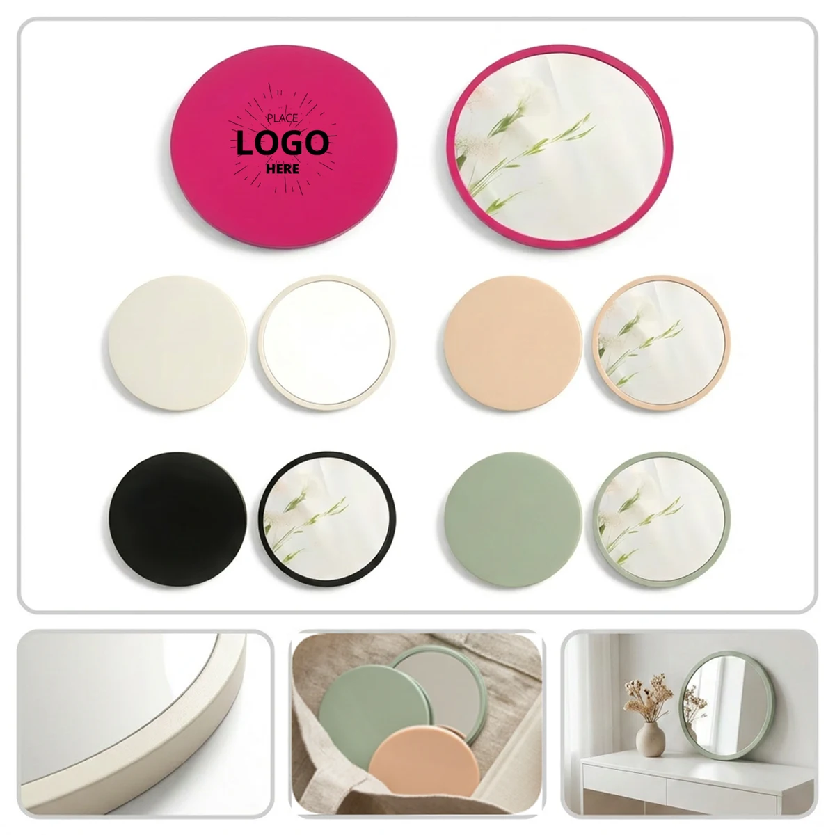 Durable Round Cosmetic Mirror 1