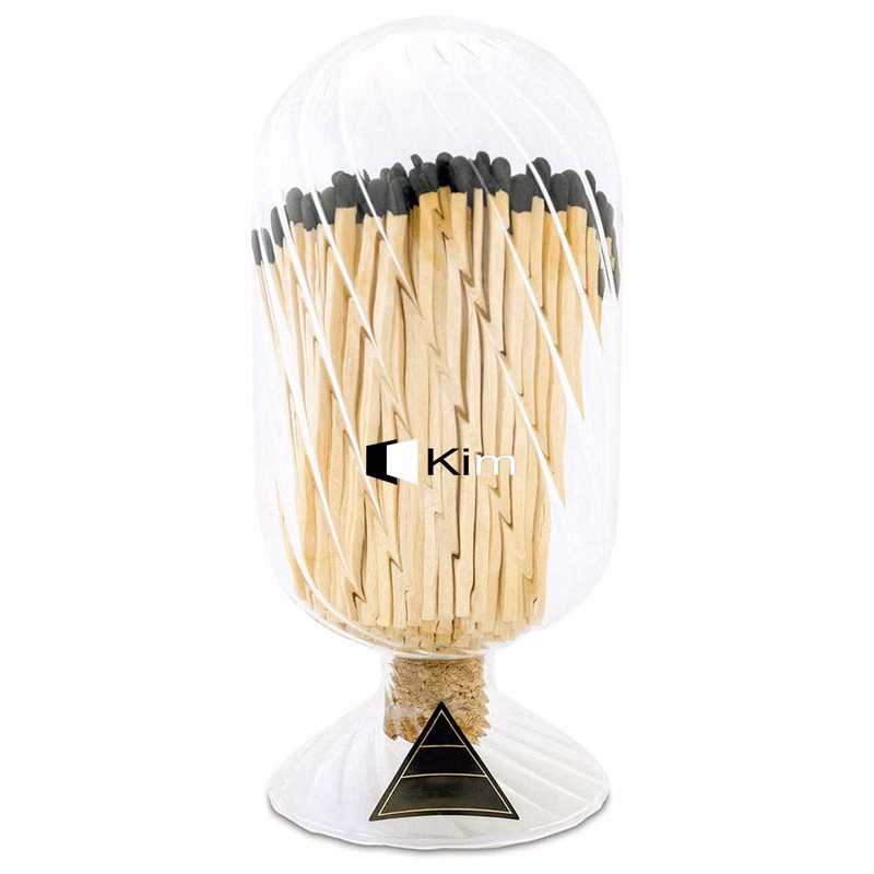 Glass Match Jars