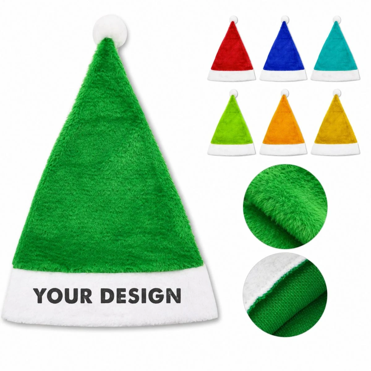 Velvet Santa Claus Hat 1