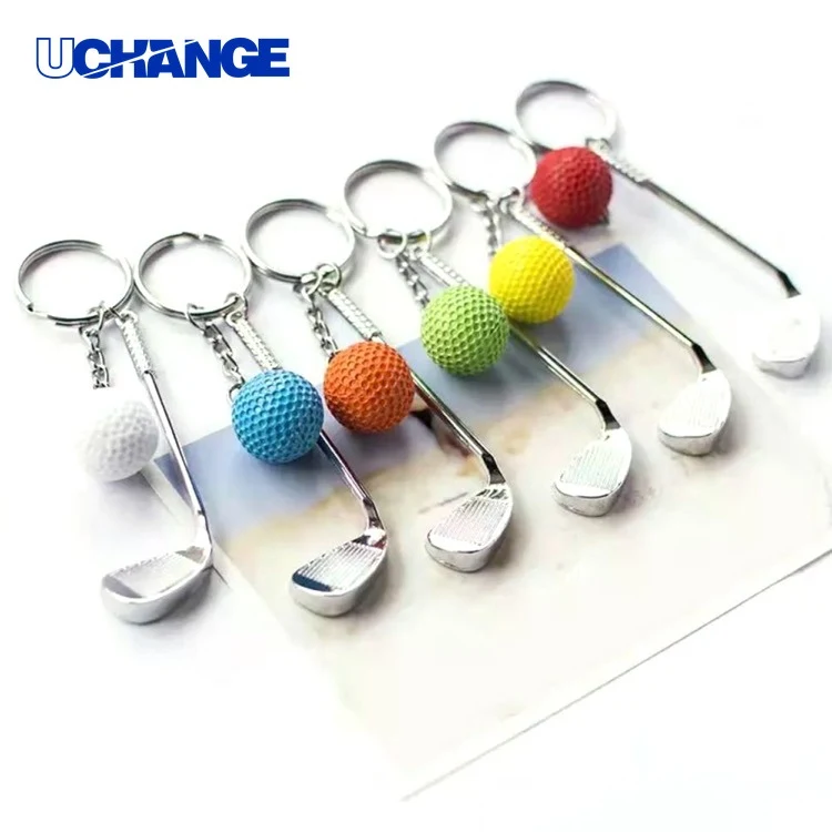 Mini Golf Ball Keychain Accessory 1