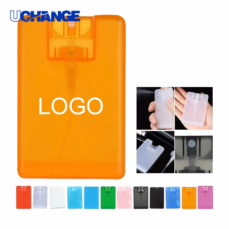 Hand Sanitizer Spray Bottle 20ml Card Design Custom Logo Imprint