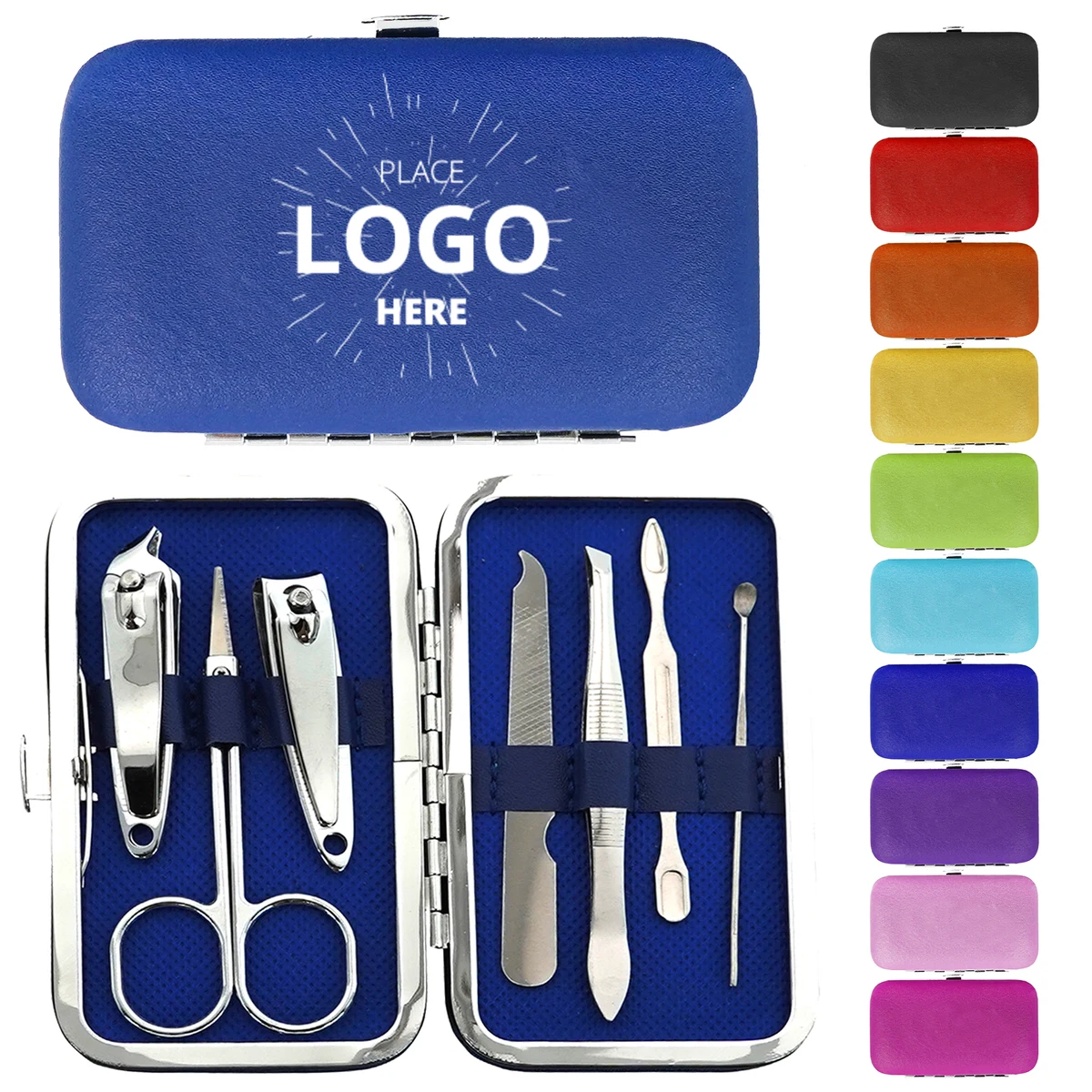7 Piece Manicure Nail Clippers Travel Kit 1