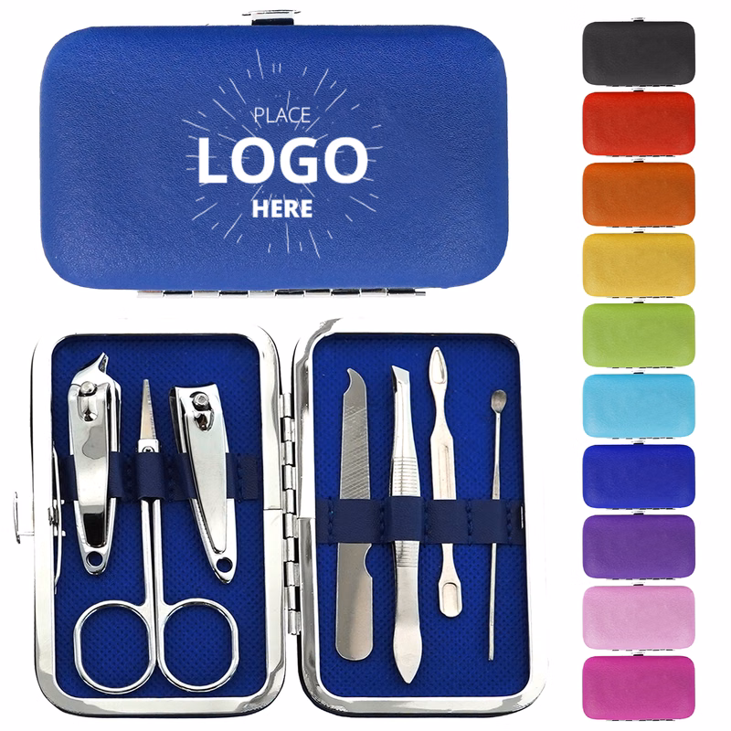 7 Piece Manicure Nail Clippers Travel Kit