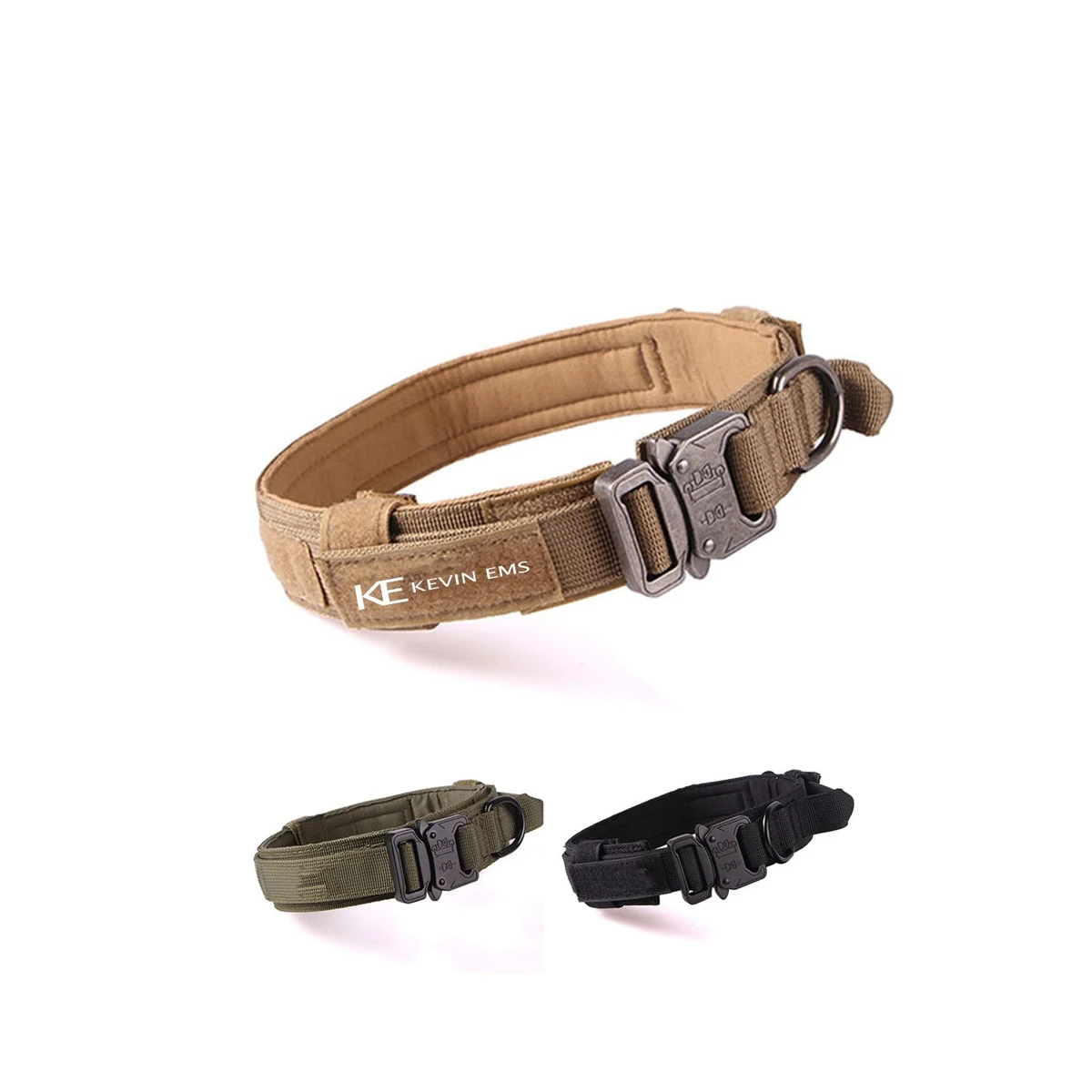 Nylon Thickened Tactical Dog Collar 1