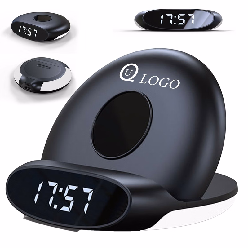 15W Multifunction Night Light Wireless Charger W/ Clock