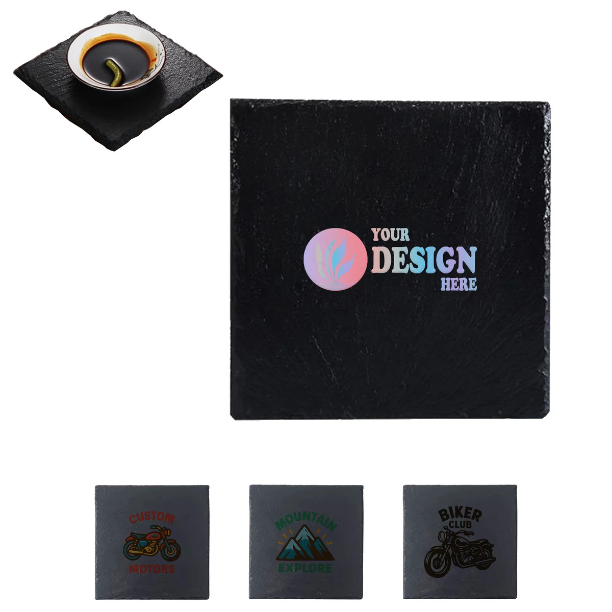 Square Stone Coaster 1
