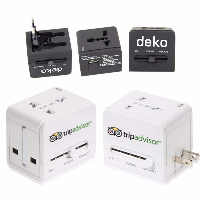 Travel All In One Charger Adapter W/ USB Port