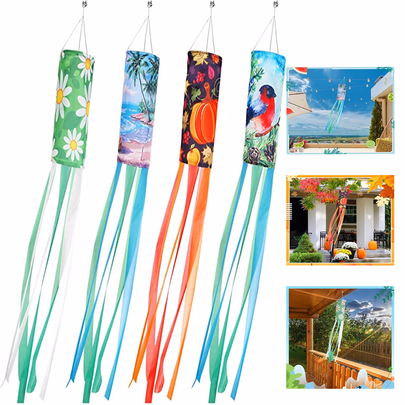 Small Fresh Seasonal Blower Flag Windsock