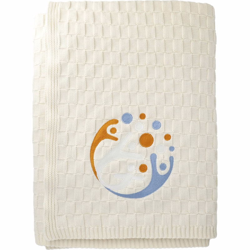 Made*Here New York Basketweave Cotton Blanket