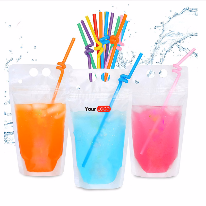 Refillable 17oz Party Drink Bags - Fun & Reusable