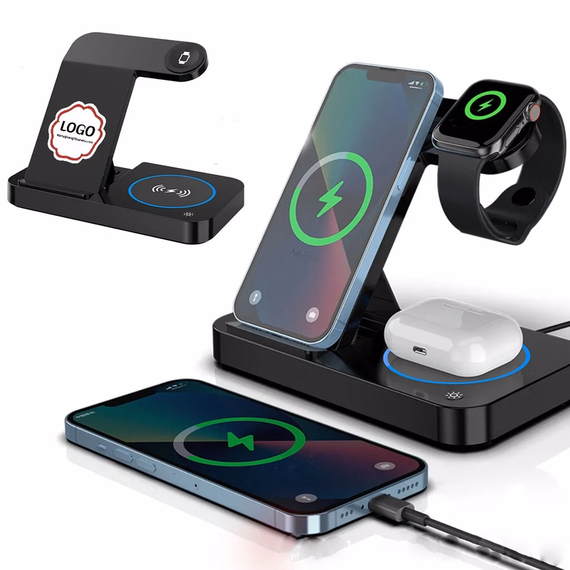 Foldable Wireless 4 in 1 Charging