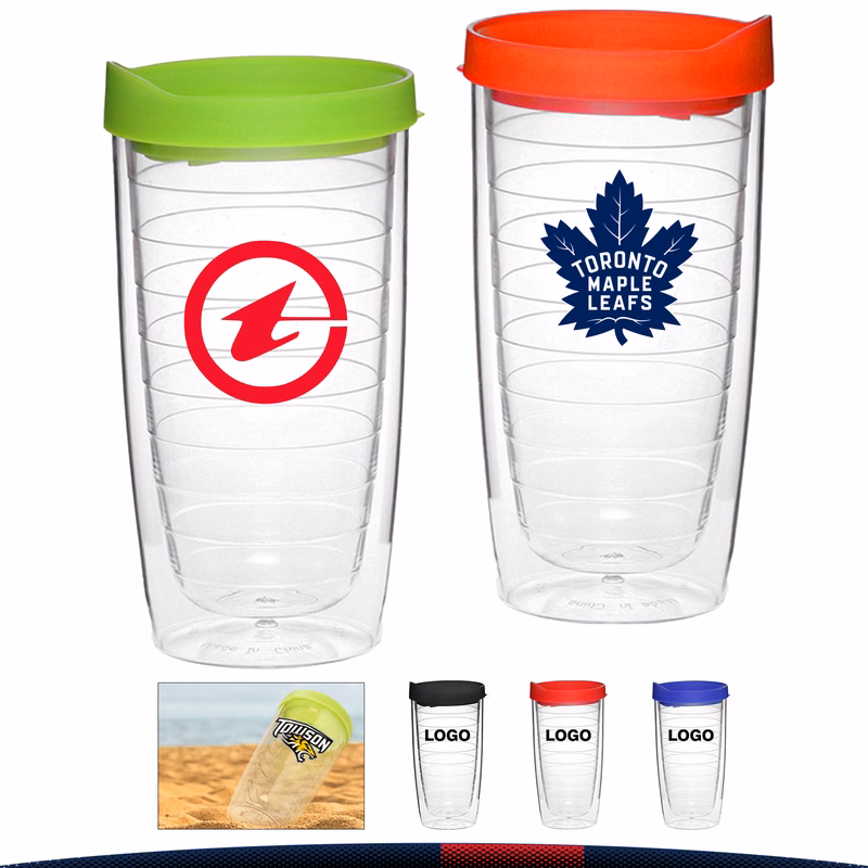 14 oz. Double Wall Acrylic Portable Travel Tumblers
