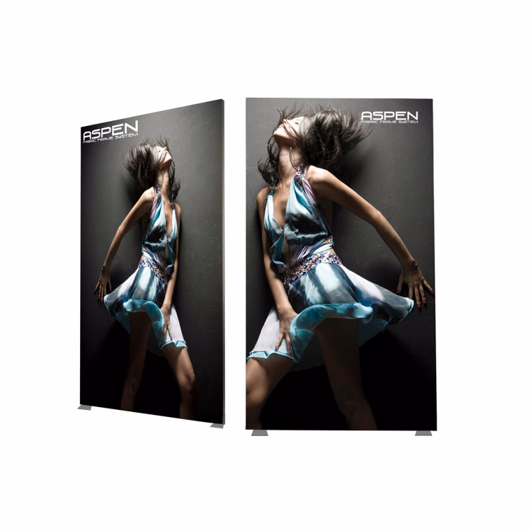 Comet Fabric Frame 7ft. H X 4ft. W Double Sided