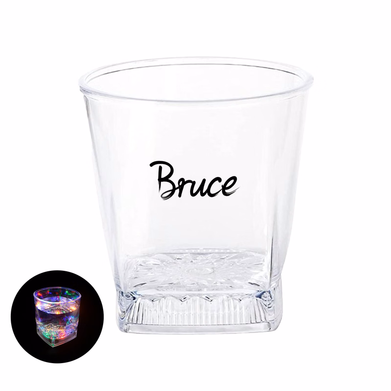 8oz Liquid Activated LED Light Up Whiskey Cup