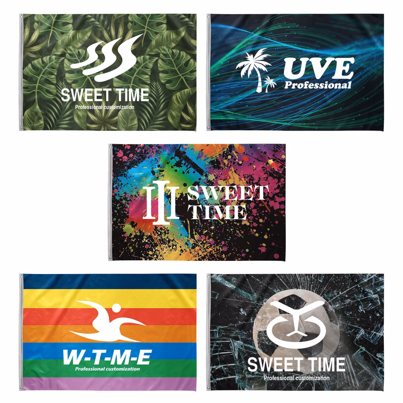 100D Polyester Single Layer Flag 2 x3 ft