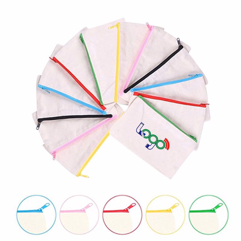 Creative Zipper Canvas Pencil Case