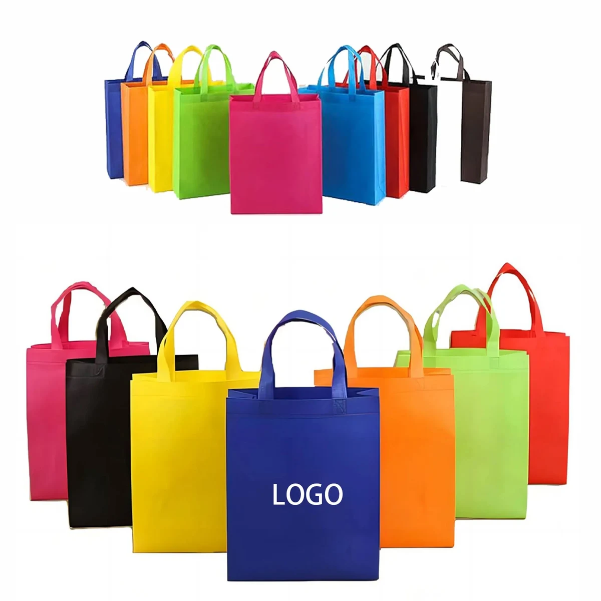 Non-woven Tote Reusable Gift Bags 14 Color 1
