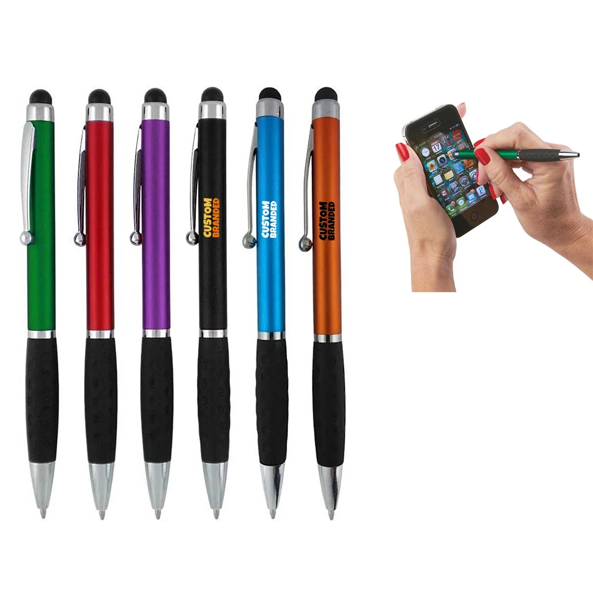 2-In-1 Touch Screen W/Twist Stylus Ballpoint Pen 1
