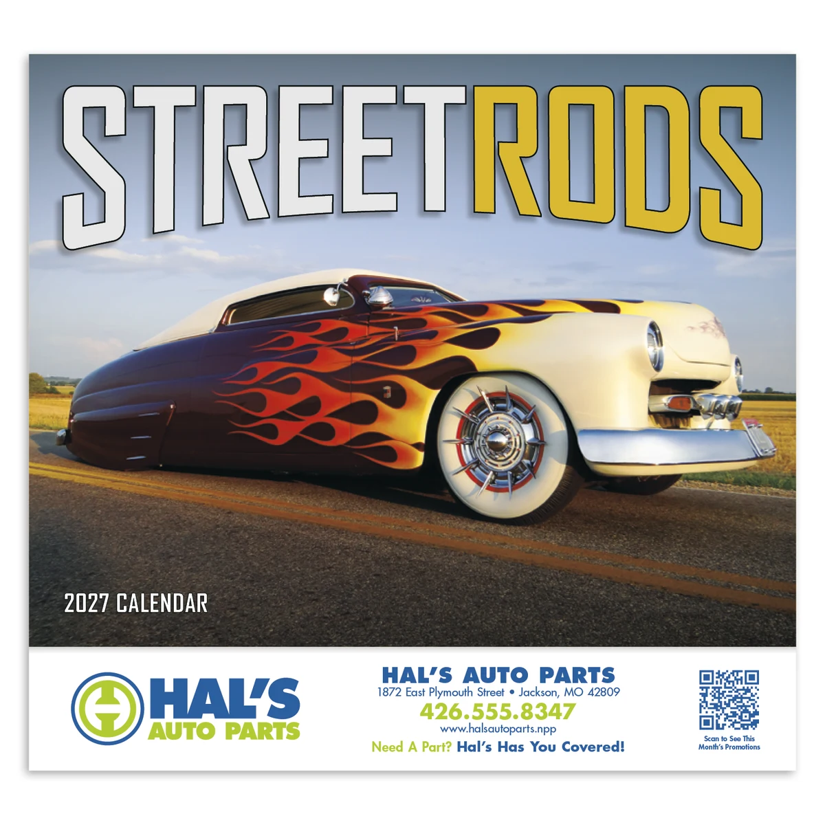 HotLine® Products Street Rod Fever Appointment Calendar - Stapled 1