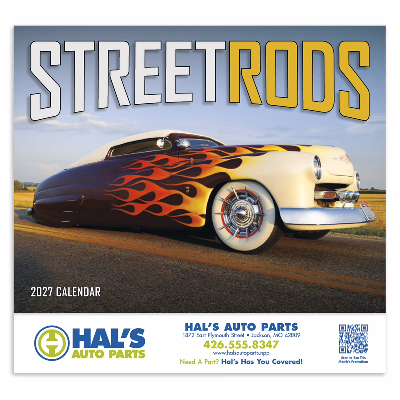 HotLine® Products Street Rod Fever Appointment Calendar - Stapled