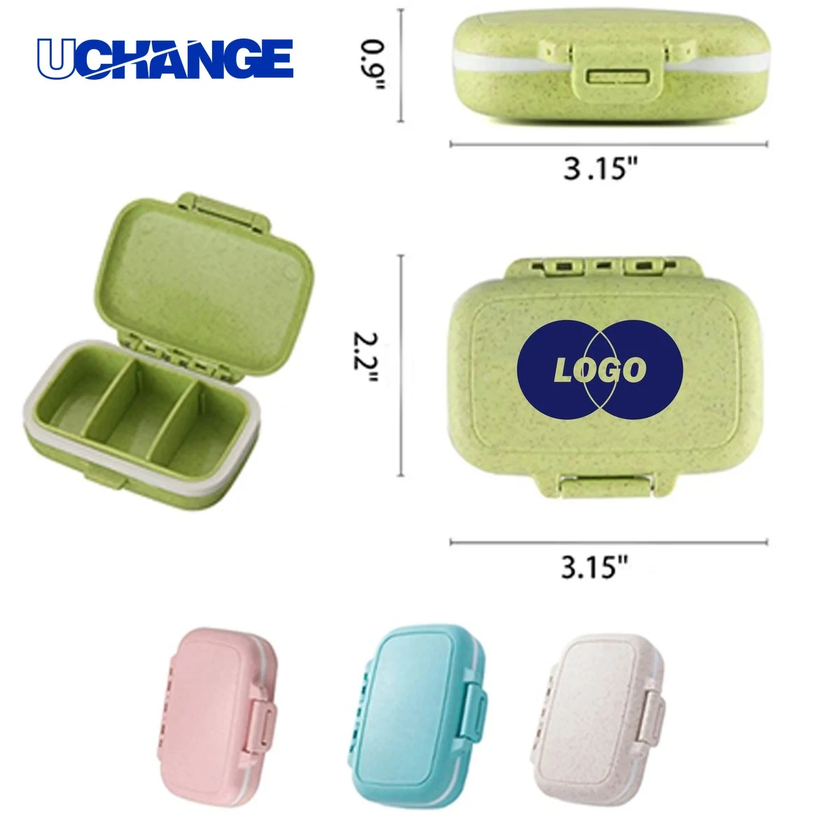 Health Compact Portable Pill Organizer Case 1