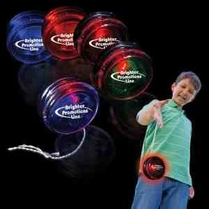 2 3/8" Light Up Red LED Glow Yo-Yo 1