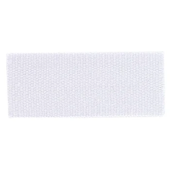 Solid White "V" Neck Ribbon with Clip, 7/8" wide 1