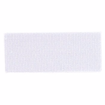 Solid White "V" Neck Ribbon with Clip, 7/8" wide