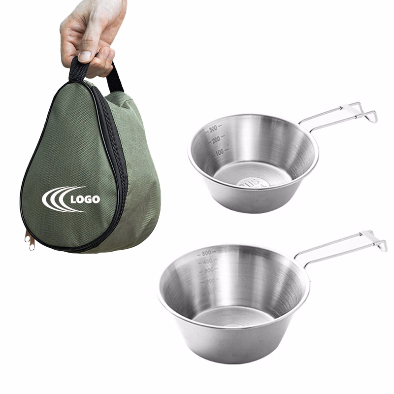 Stainless Steel Camping Bowl Set