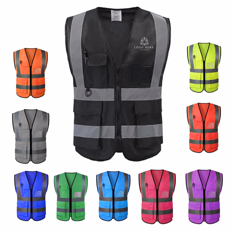 polyester High-Visibility Reflective VestC