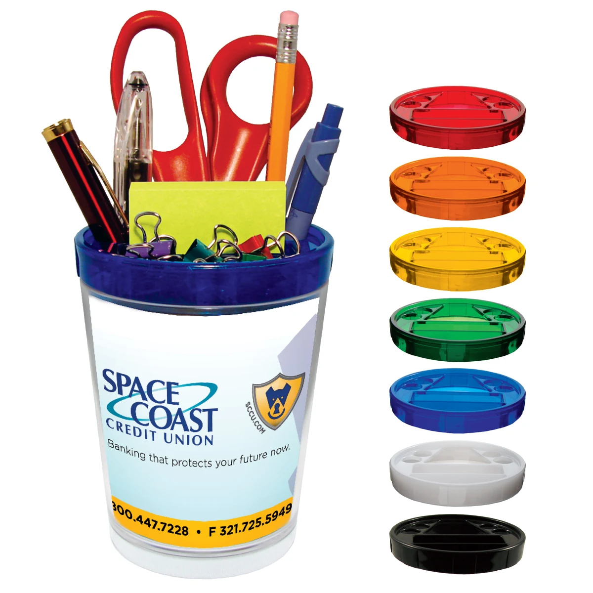 Desk Caddy - White Printed Insert 1