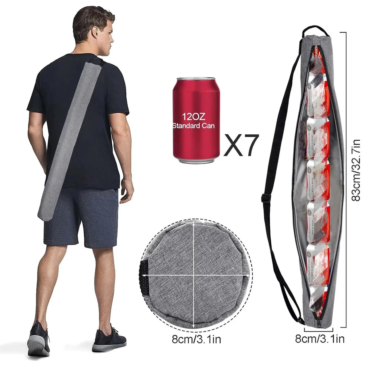 7 Can Insulated Golf Bag Cooler Sleeve 1