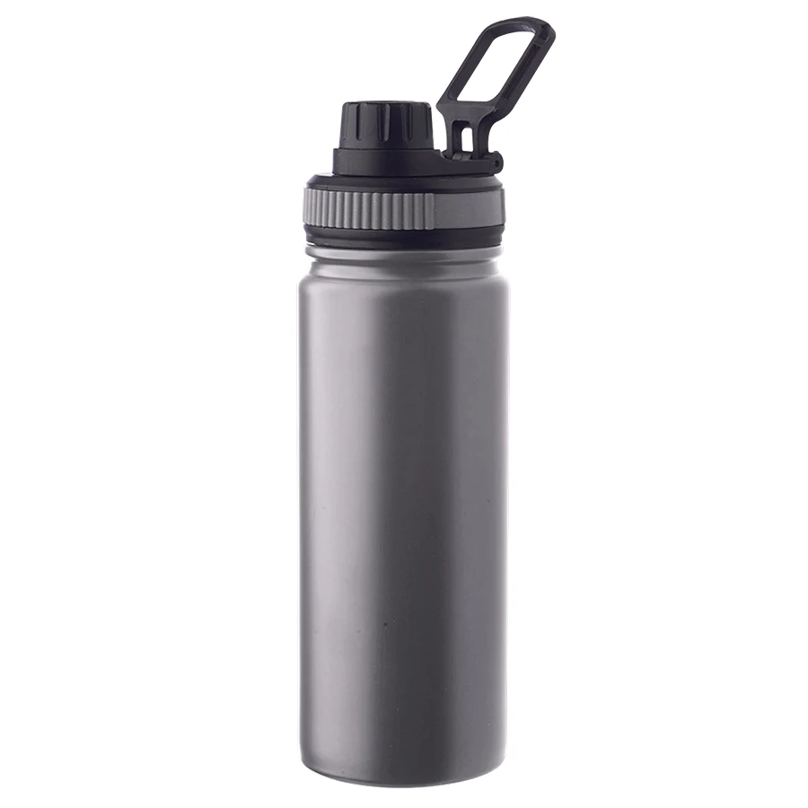 Stainless Steel Water Bottle with Handle - Single Wall, 23 1