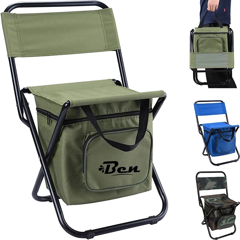 Fishing Cooler Bag Foldable Camping Chairs 1