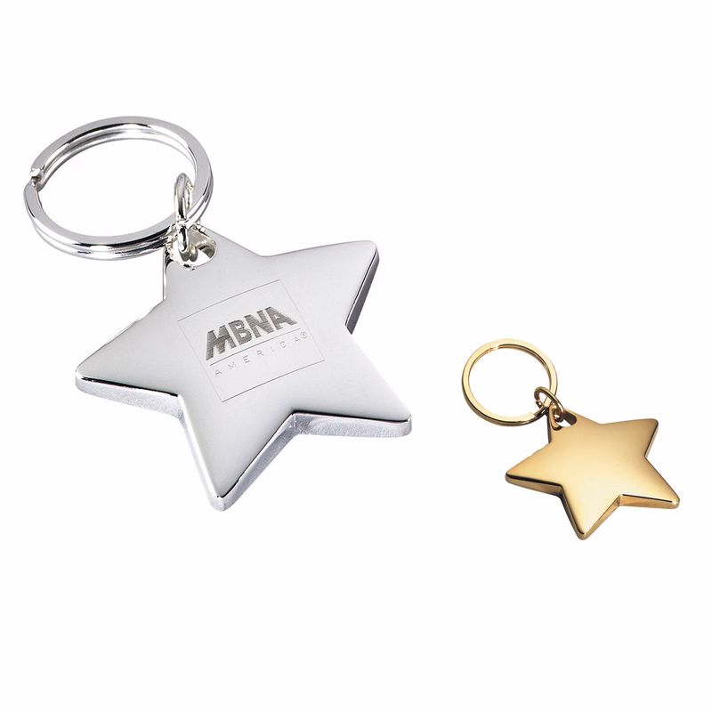 Metal Star Key Ring