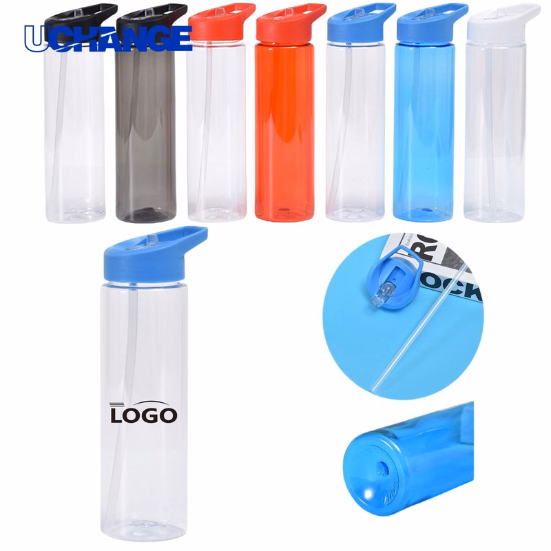 24oz Portable Sports Drinking Cup with Straw