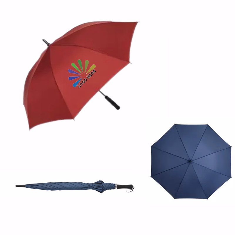 The Vented Hybrid UV Golf Umbrella MOQ 10pcs