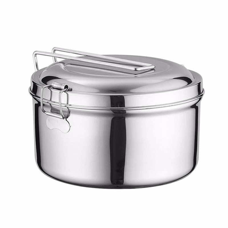 Round Stainless Steel Lunch Box
